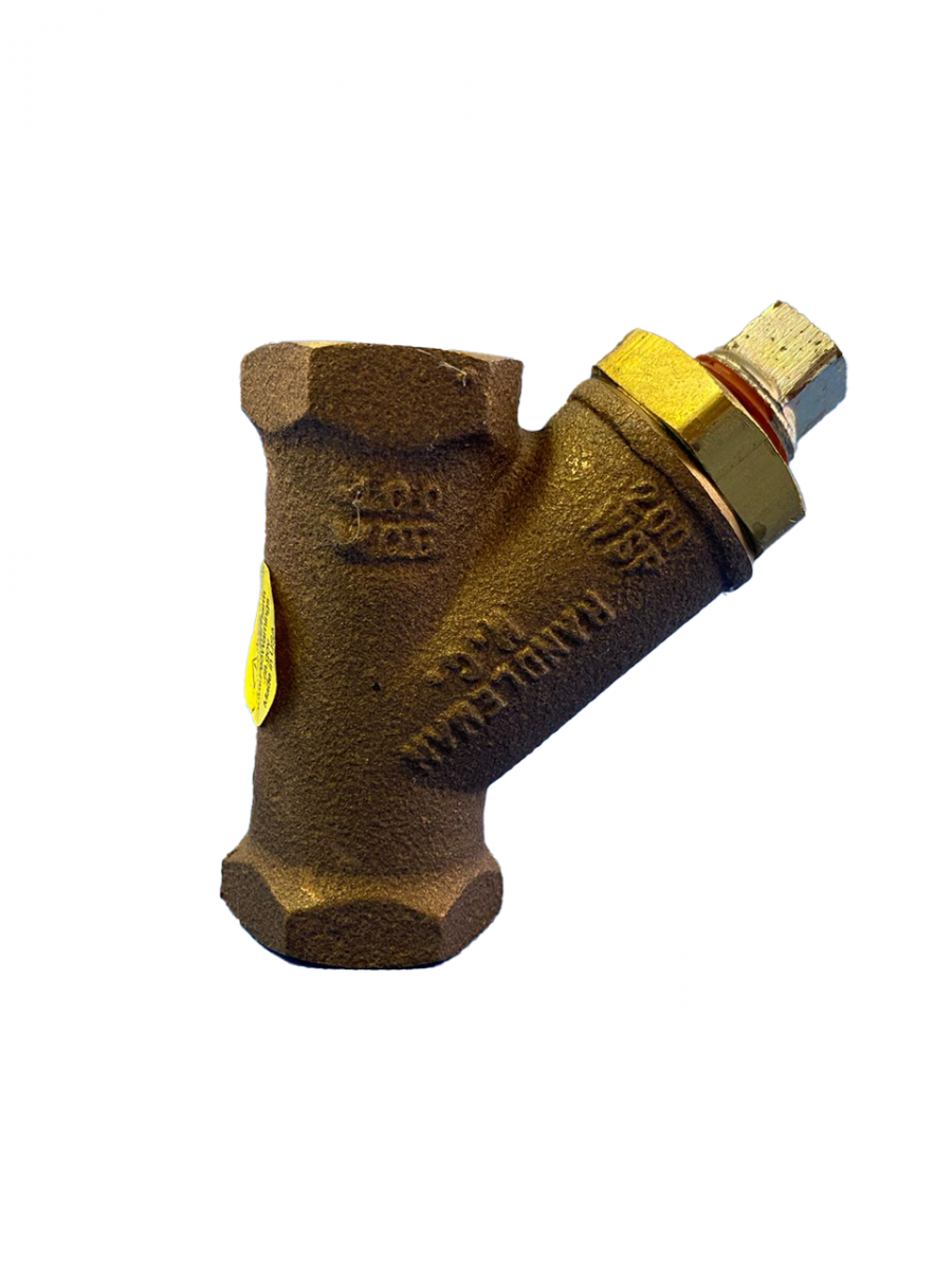 CEDAZO DE BRONCE DE 1/2 PULG 200 PSI DE VAPOR, 400 PSI AGUA,  AIRE y ACEITE