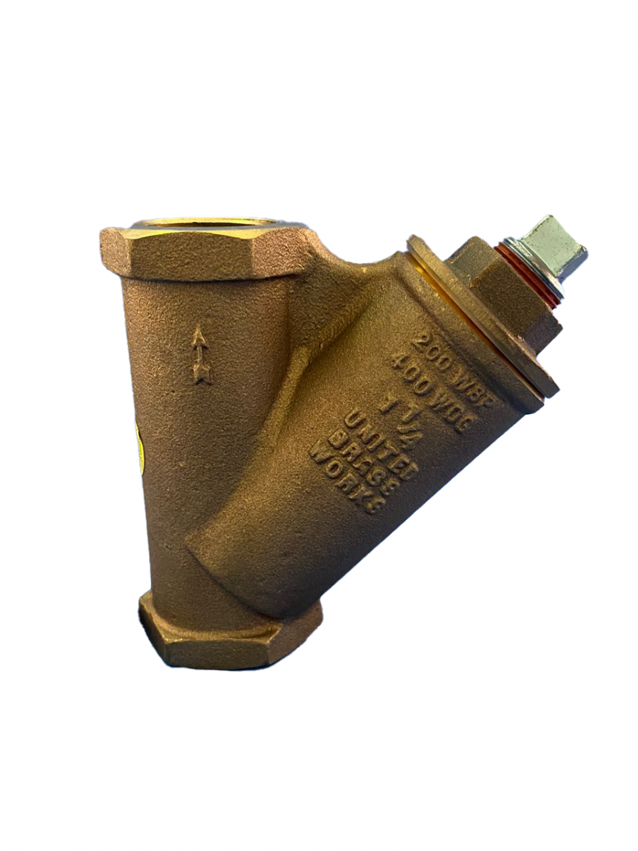 CEDAZO DE BRONCE DE 1 1/4 PULG DE 200 PSI VAPOR 400 PSI AGUA, AIRE, ACEITE