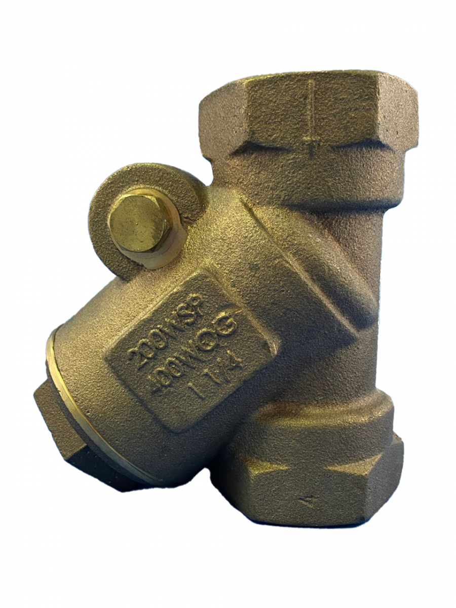 CHEQUE DE COMPUERTA BRONCE  1-1/4 PULG  200 PSI VAPOR 400 PSI AGUA  AIRE  ACEITE